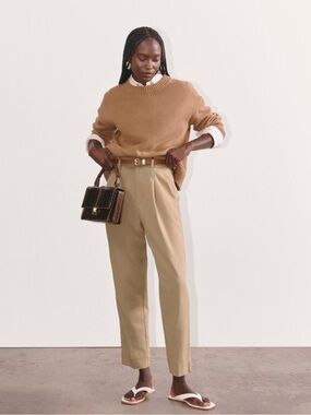 NWT Everlane Way High Taper Pant in Buttersmooth